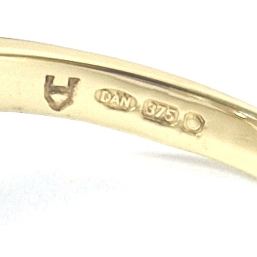9ct Gold Flower Ring Cubic Zirconia Stones UK Hallmarked Size N Ladies 3g - Picture 2 of 19
