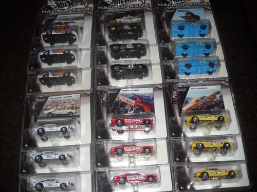 HOT WHEELS*MOMENTOS HITOS DEL SALÓN DE LA FAMA**LOTE de 18---3 de cada uno--con neumáticos de goma - Imagen 2 de 9