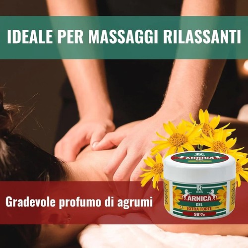 Arnica per Cavalli Uso Umano, Gel Extra Forte 98%, 500Ml Made in Italy, Estratto - Foto 4 di 7