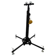 Heavy Duty Tower Lifter Crank Lighting Stage Stand Truss LED Light System 19Ft