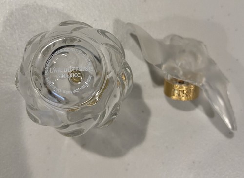 LALIQUE Nina Ricci Two Doves L'Air Du Temps Crystal Perfume EMPTY BOTTLE - Picture 5 of 5