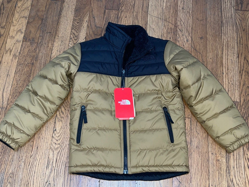 The North Face Reversible Mountain Chimbo Boys Jacket Khaki Size XS 6 NWT $99