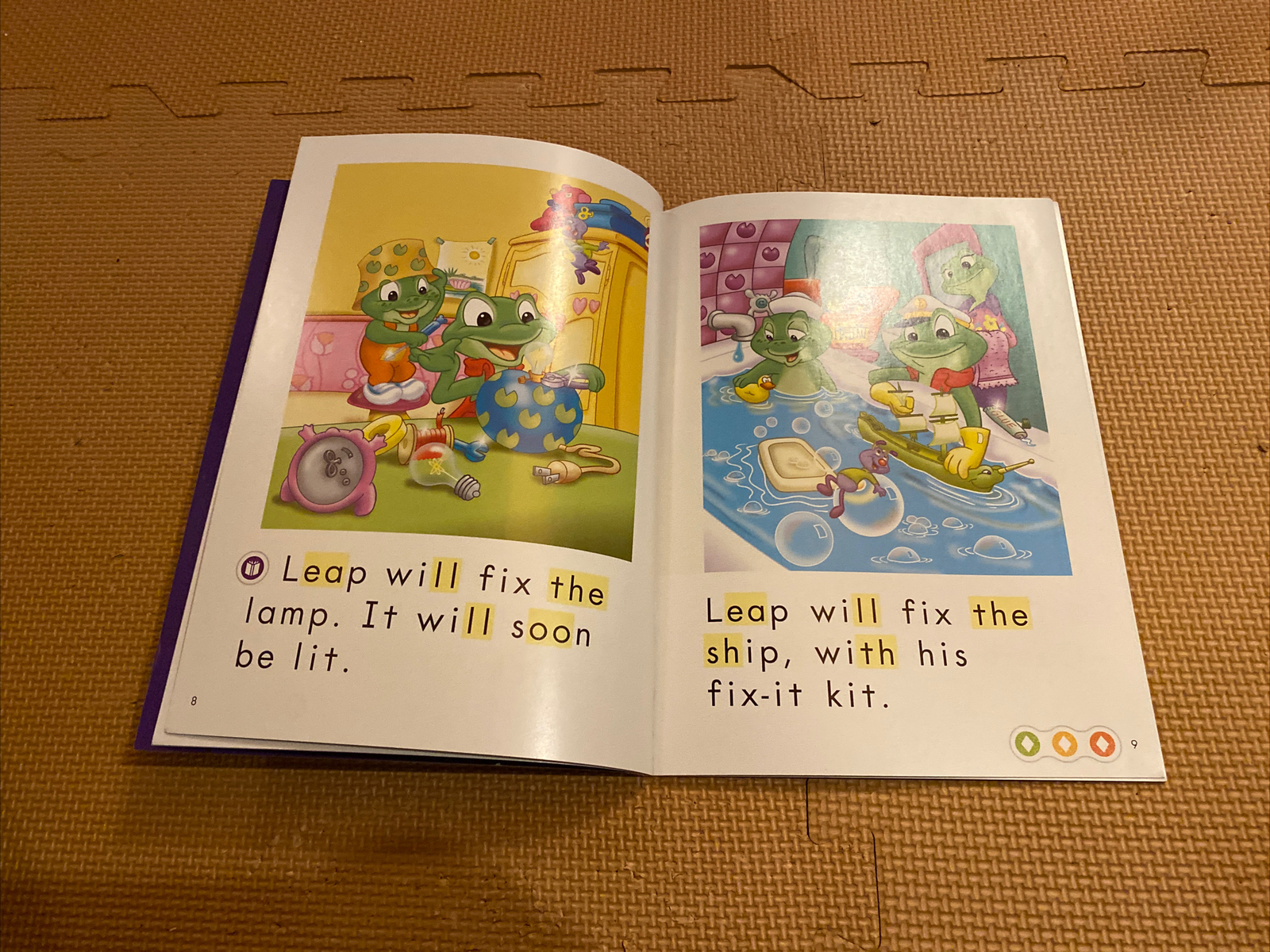 LeapFrog Tag Pen LeapReader LEARN TO READ Book — The Fix It Kid Short