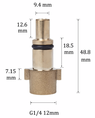 Adapter Bajonett für Kärcher Bosch Parkside Nilfisk Black&Decker Pistole Lanze - Bild 47 von 70