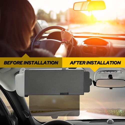 Car Sun Visor Extension Extender Shield Truck Front Side Window Shade Anti Glare - Picture 6 of 14