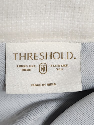 1 Pair 50 x 63 Blackout Chenille Curtain Panels - Ivory - Threshold - Picture 8 of 15