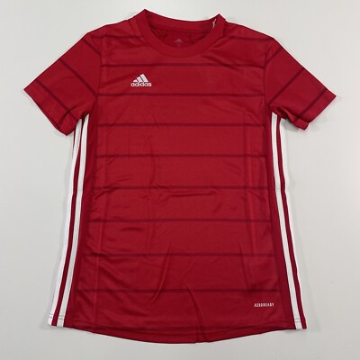 NWT $45 Womens S Adidas Campeon 21 Red Soccer Jersey GN5734