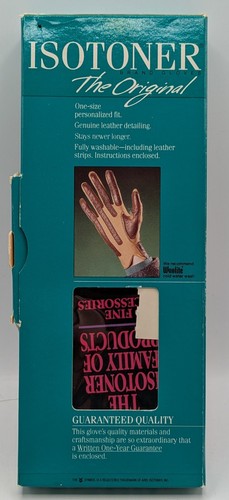 Vintage Isotoner The Original NAVY Women's One Size Gloves - Picture 4 of 5