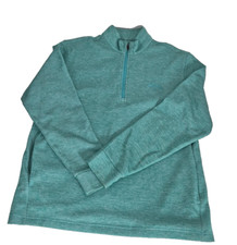 Callaway 1/4 Zip Mens Medium Green Fleece Performance Golf Pullover