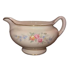 Homer Laughlin Eggshell Nautilus China Creamer Dish Vintage USA D47N5