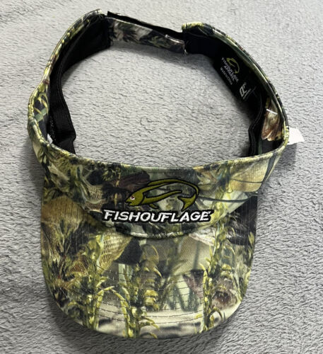 Fishouflage Apparel Camoflauge Visor adjustable back - Picture 2 of 5