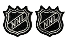 (2) NHL LOGO - NATIONAL HOCKEY LEAGUE - Embroidered Iron-On Patches