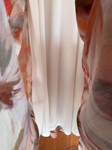 Calvin Klein Tiered Floral Print Belted Lined Maxi Dress Size 12 Multicolor NWT - Picture 6 of 10
