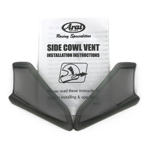 Arai Helmets Corsair-X Lower Side Cowl Vents Cowl-5 Vent Sets Multiple Colors - Picture 7 of 24