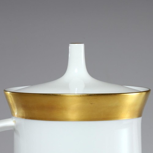 Vntg. MCM Rosenthal Germany Porcelain "Ascot" Coffee Pot, 9.5"H - Picture 2 of 6