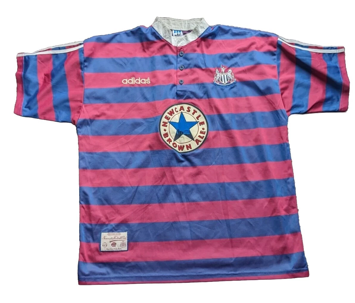 Rare Genuine 1995 96 Newcastle Away Shirt Size 2XL eBay