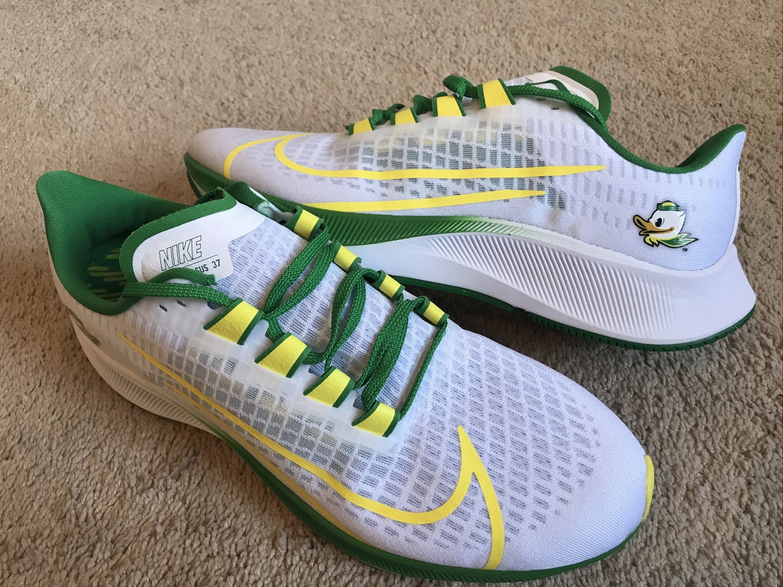 Nike Zoom Pegasus 37 Oregon Ducks Size 