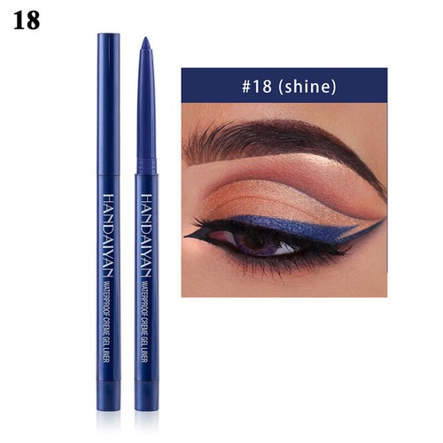 HANDAIYAN Waterproof Matte&Sparkle Gel Automatic Eye Liner Pencil Pen 20Colours~ - Picture 39 of 41