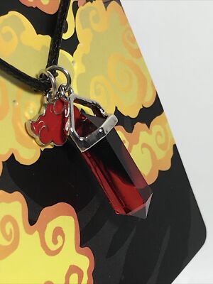 A New! Naruto Shippuden Akatsuki Faux Crystal Necklace | eBay