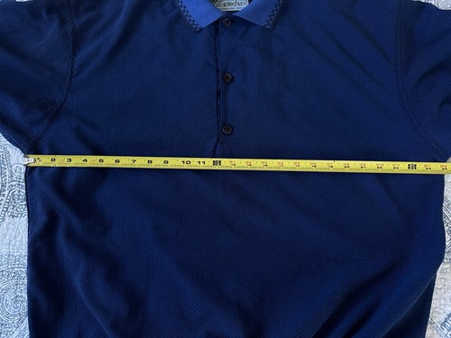 Mens Headwind Sun Mountain Sports Blue Golf Pullover Collared Windbreaker Size L - Picture 11 of 13