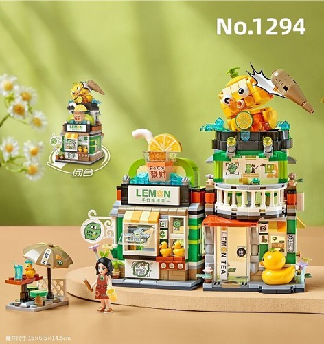 LOZ mini Blocks Kids Building Toys Chinese Snack Bar Girls Boys Gift 1294 1295 - Picture 14 of 17