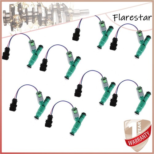 0280155789 8X Flow Matched Fuel Injector Set Fit For Dodge 1996-1999 5.2L 5.9L - Picture 1 of 8