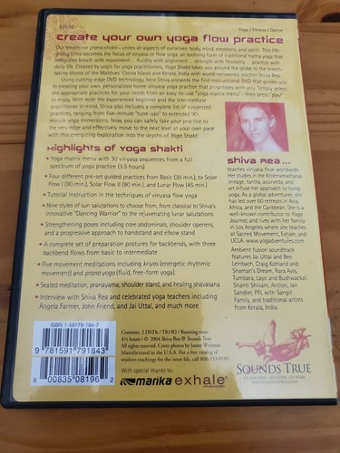 Yoga Shakti with Shiva Rea DVD - Picture 2 of 2