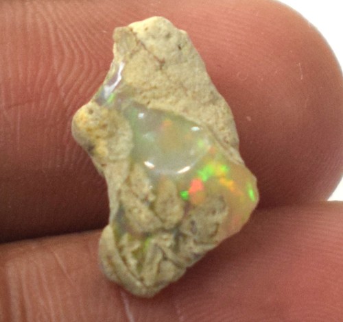 Ethiopian Opal Gemstone Rough Natural 3.20 Ct AGI Certified B88414 Bumper Offer - Picture 4 of 5
