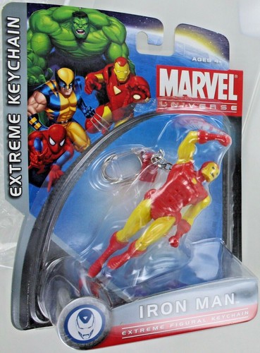 MARVEL Universe IRON MAN Keychain Keyring Tony Stark Stan Lee Extreme Retired S2 - Picture 6 of 7