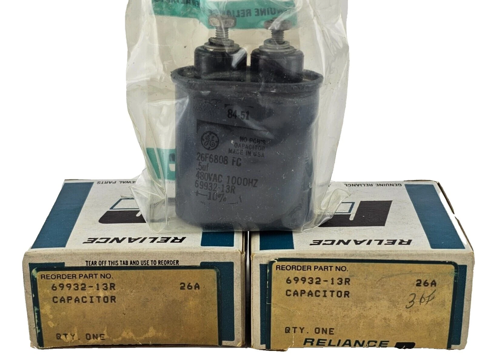 Reliance Electric 工业电容器