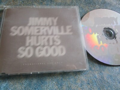 Jimmy Somerville Hurt So Good Promo London Records LCDJ364  CD Single