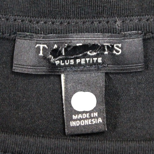 Talbots Plus Casual Black Sleeveless Embroidered Summer Dress 0X Petite - Picture 11 of 11