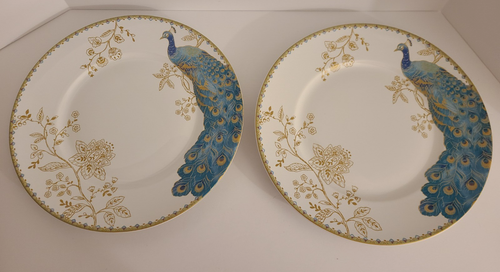 222 Fifth Peacock Garden - 10 3/4" Porzellan Teller Set (2) TOP