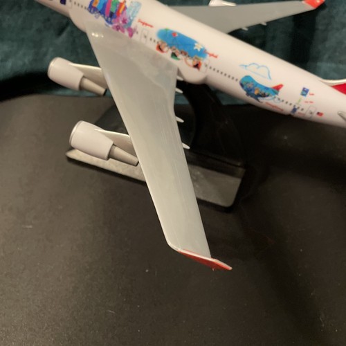 Northwest Airlines 747-400 World Plane Mini Phoenix Model Company 1:200 W/stand - Picture 11 of 19