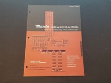 1958 Marlo Seazonaire Room Air Conditioning Units Product Bulletin Nice