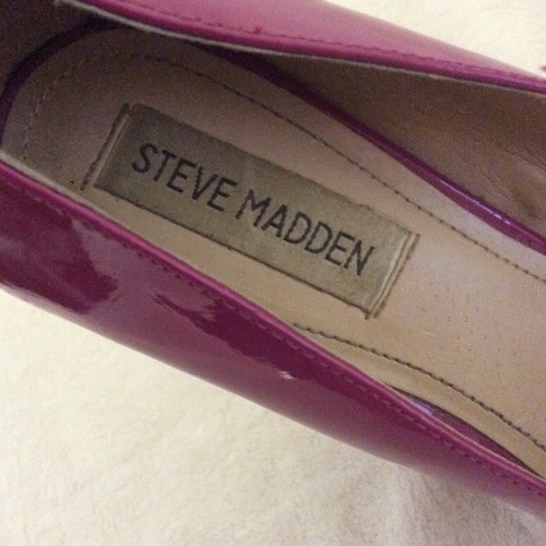Steve Madden Platform Wedge Sandals Size 7 Purple - Picture 4 of 10