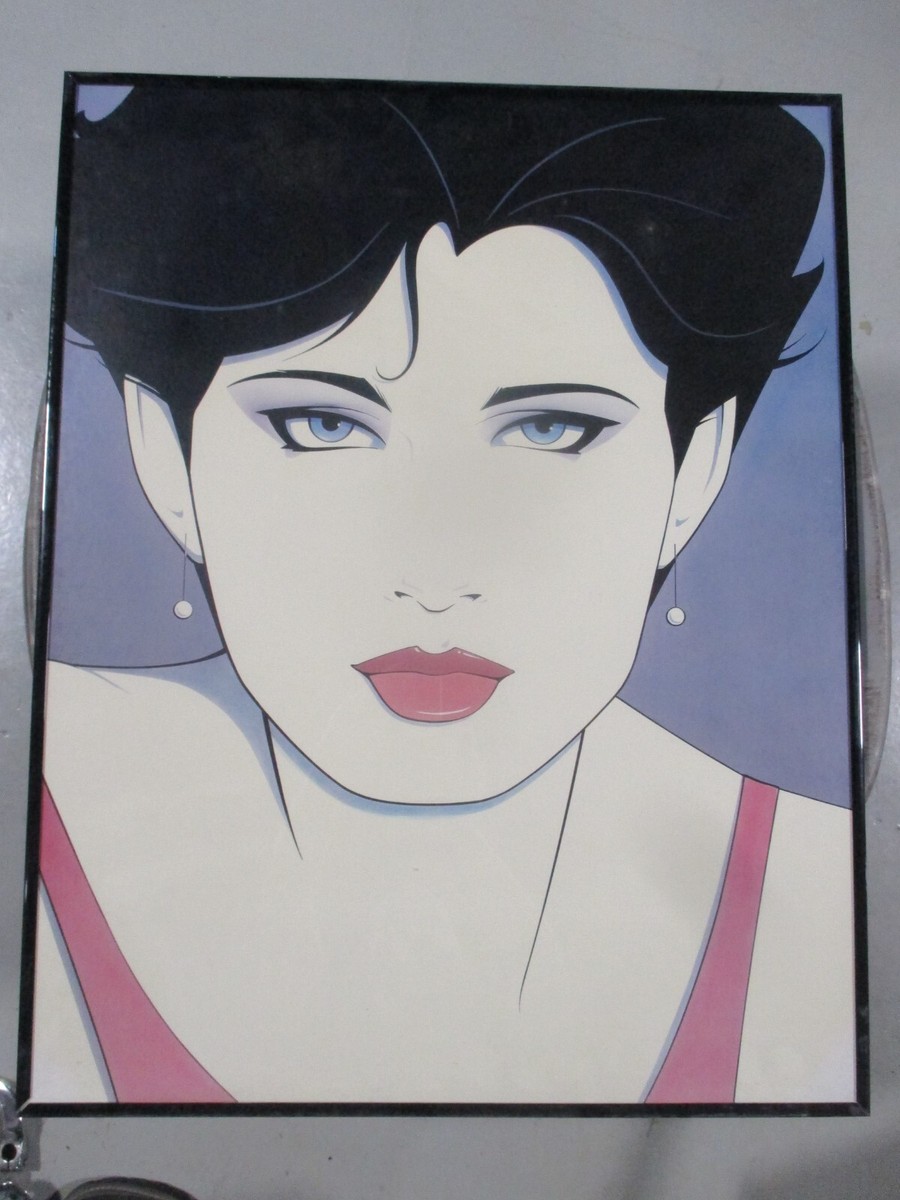 PATRICK NAGEL リトグラフポスター Vintage Patrick NAGEL Signed Print 80s Ladies Framed | eBay