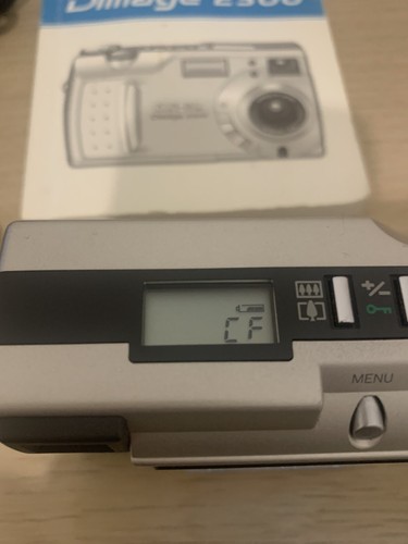 Vintage Minolta DIMAGE 2300 Digital Camera, Manual, Leads, bag. UNTESTED!!! - Picture 7 of 19