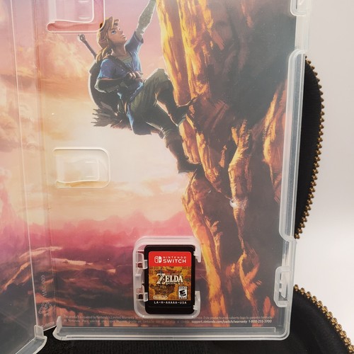 Nintendo Switch Lite Gray Bundle Lot Zelda Breath of The Wild + Case + 4 games - Picture 7 of 17