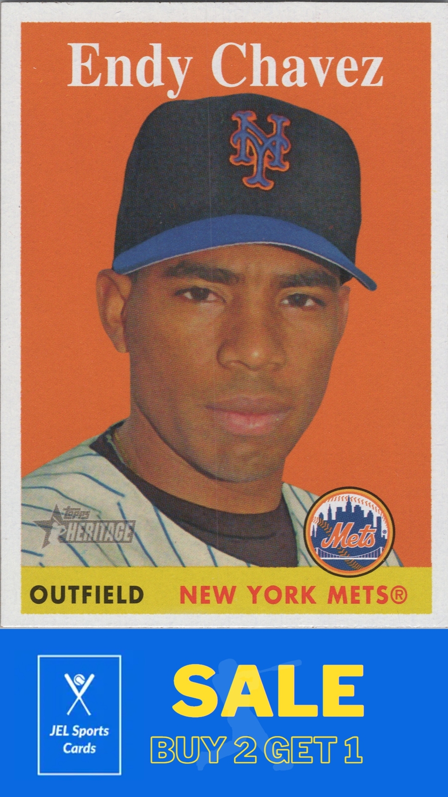 2007 Topps Heritage #155 Endy Chavez