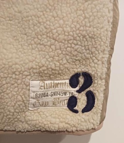 Baby Gap Sz 5 Tan Sherpa vest ~Quilted Inside -Sharp-Looking - Picture 4 of 4
