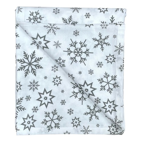 Weihnachten Schneeflocke Tischdecke und passende Servietten in Silber oder Gold - Bild 9 von 18