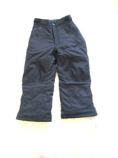 L L Bean  Youth Kids Size 4  Black Ski Snow Pants  Insulated