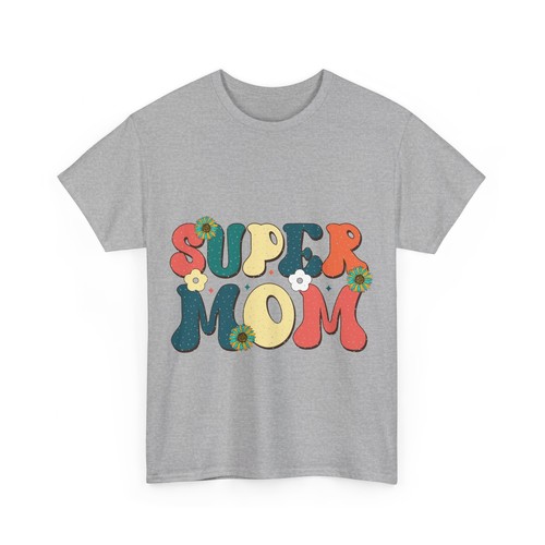 SUPER MOM T-Shirt | Mom, Mother, Mum, Family, Parent, Dearest Mothers Gift - Picture 8 of 21