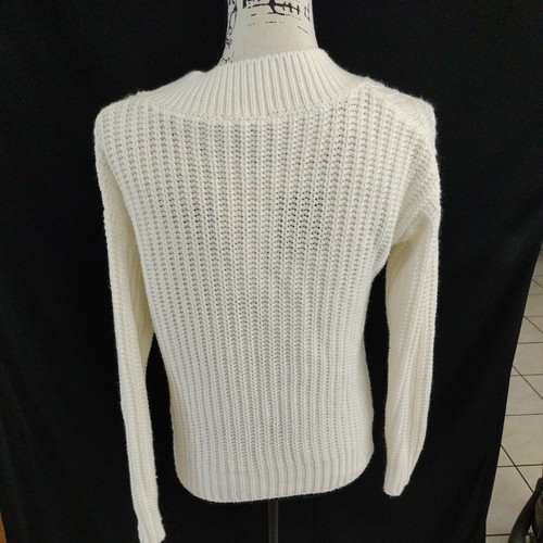 Philosophy Cream Off White Cable Knit Sweater Size S z3 - Bild 8 von 10