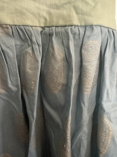 Ethno Pakistanisches Mädchen Angrkha Kleid für Mädchen Alter 10/11 Rasenkleid Hellblau - Bild 11 von 11