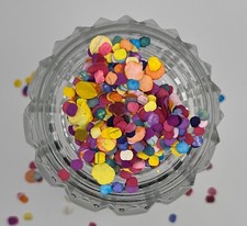 Colorful paper dot/circle confetti-Rainbow confetti for party poppers