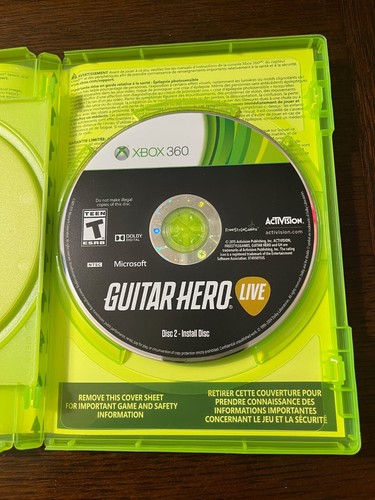 Guitar Hero Live - Xbox 360 - 2 disk set-Complete - Picture 4 of 4