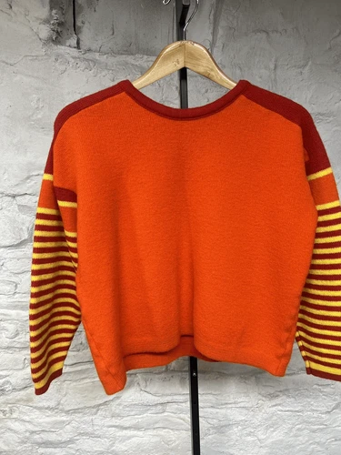 DEMETRE Spider Sabich Mens Sweater Virgin Wool Medium original Ski Vintage