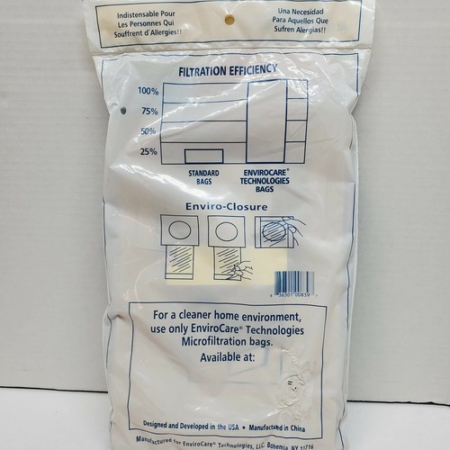 Envirocare Technologies Micro Filtration Vacuum Kirby Generation Series ~ 3 Bags - Picture 2 of 2